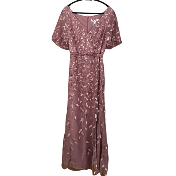 Ever Pretty - NWT - Sparkly Pink Sequin Long Formal Dress - 14 - Picture 1 of 12